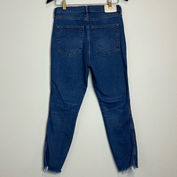 Everlane The Vintage Skinny Jean Button Fly Raw Hem Women’s Size 29 Ankle - Picture 2 of 7